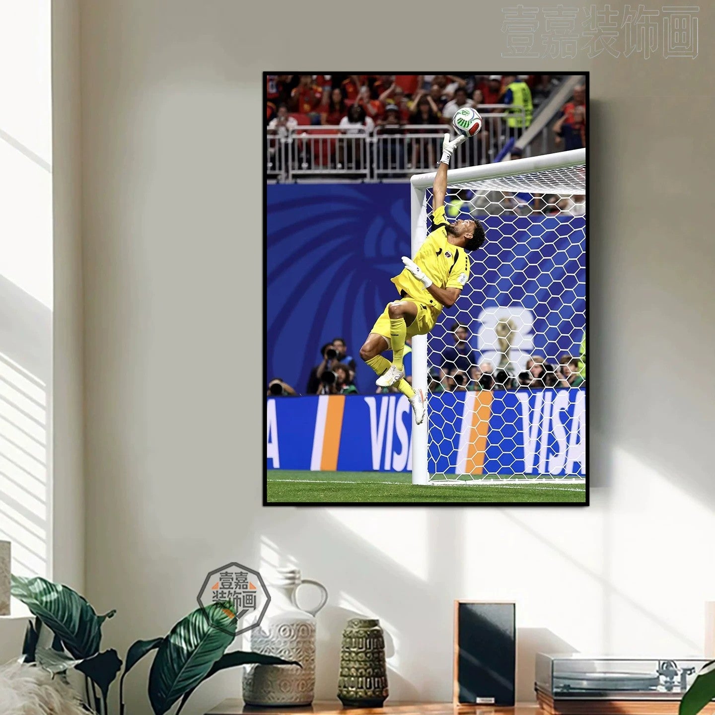 Cape Verde goalkeeper Wocinia poster hanging