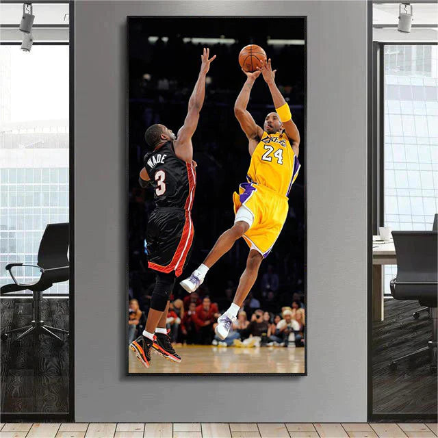 Kobe Bryant 🐍 Black Mamba Wall Art – Iconic Moments Tribute Poster | 81 PTS, Dunks & Game-Winning Shots