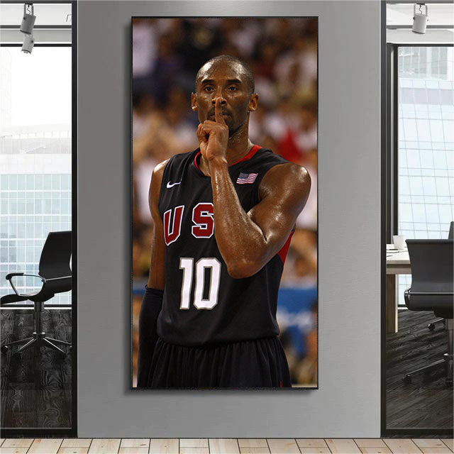 Kobe Bryant 🐍 Black Mamba Wall Art – Iconic Moments Tribute Poster | 81 PTS, Dunks & Game-Winning Shots
