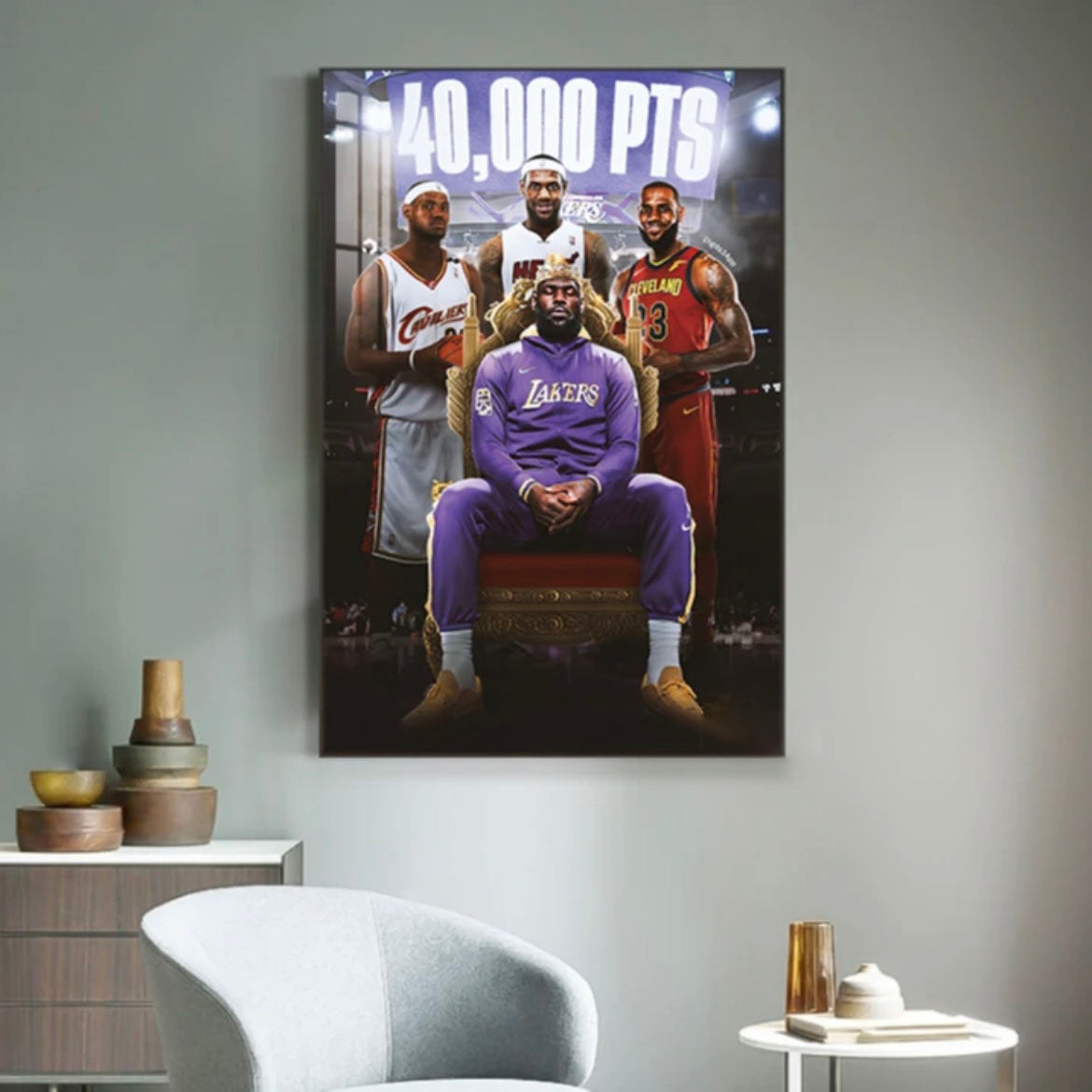 LeBron James 👑 Vertical 2:3 WallArt