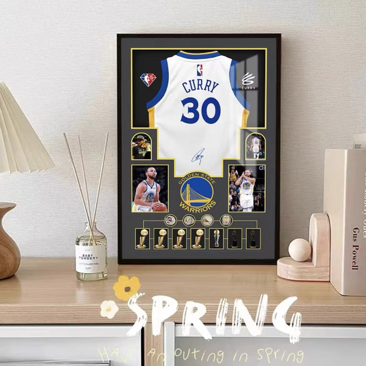 Stephen Curry's Jersey Vertical 2:3 WallArt (Graphic Jersey)
