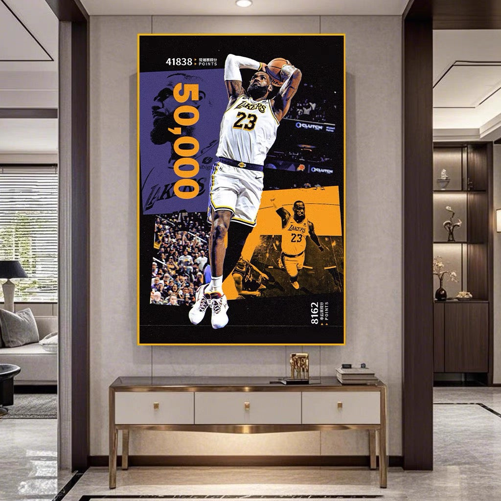 LeBron James 👑 Vertical 2:3 WallArt