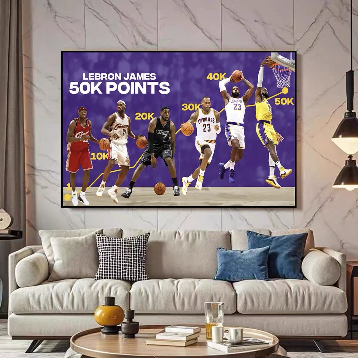 LeBron James 👑 Horizontal 3:2 WallArt