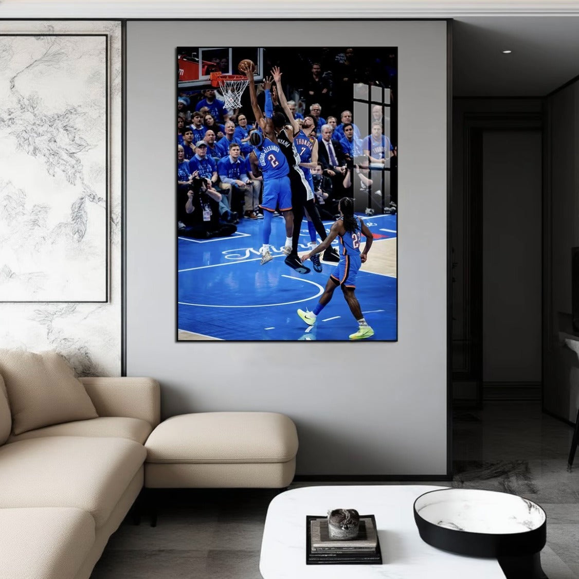 Victor Wembanyama Poster – 41 Points 24 Rebounds Dunk Wall Art