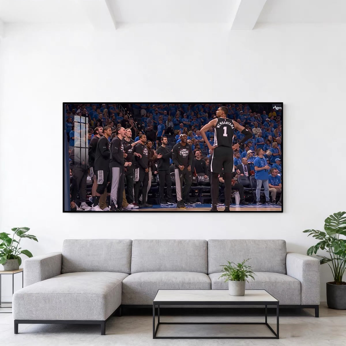 Victor Wembanyama Deep Three Poster – Basketball Masterpiece Wall Art