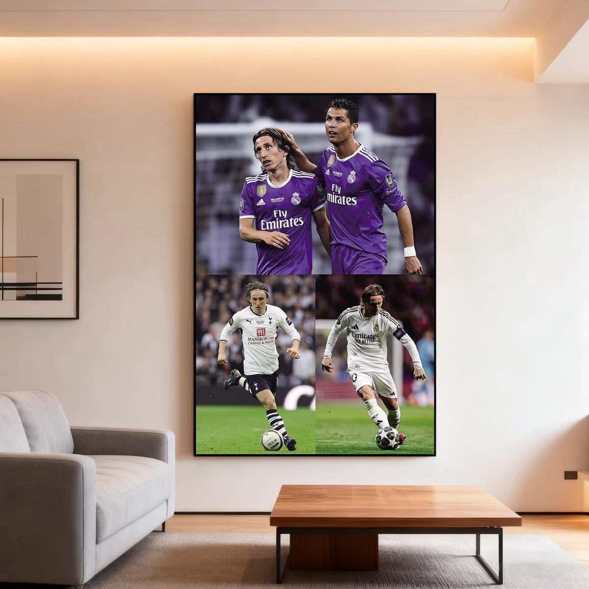 Ronaldo & Modrić Real Madrid Champions League Legend Poster – Football Club Wall Art
