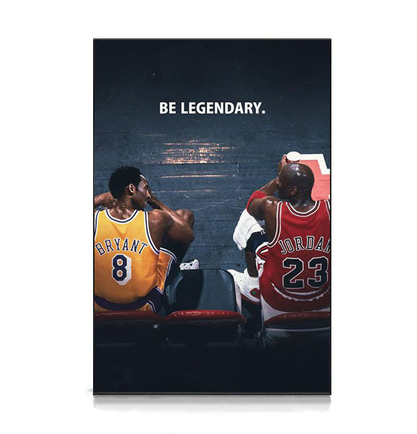 Michael Jordan × Kobe Bryant / LeBron James Wall Art – Basketball Legend Poster for Living Room & Bedroom Decor