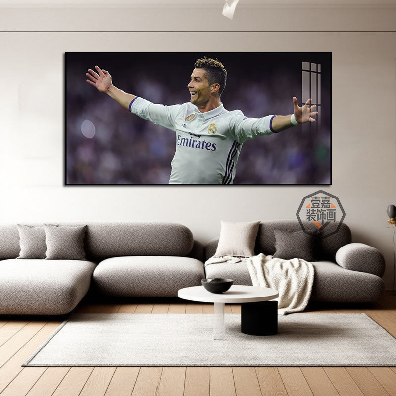 Cristiano Ronaldo Decorative Painting Star Football Hanging Painting
