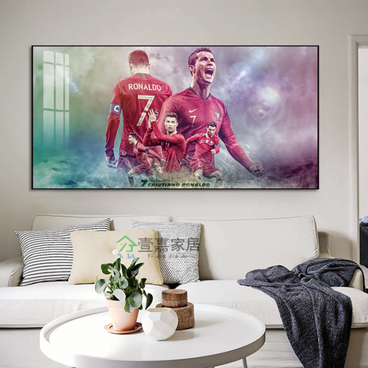 Cristiano Ronaldo Decorative Painting Star Football Hanging Painting