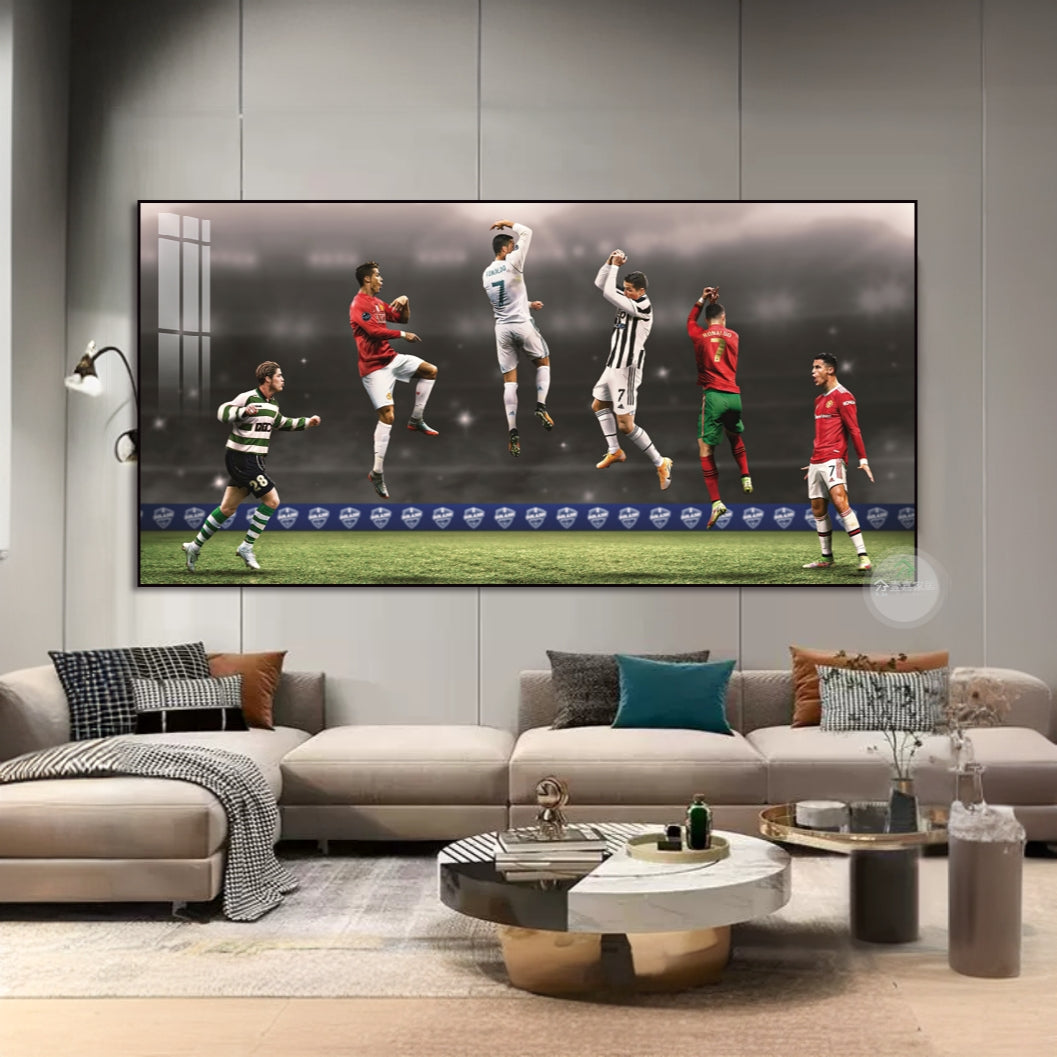 Cristiano Ronaldo Decorative Painting Star Football Hanging Painting