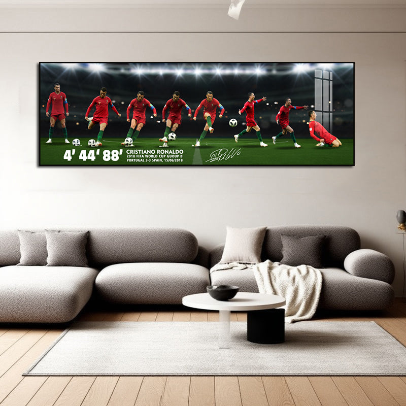 Football star Ronaldo Portugal decoration painting