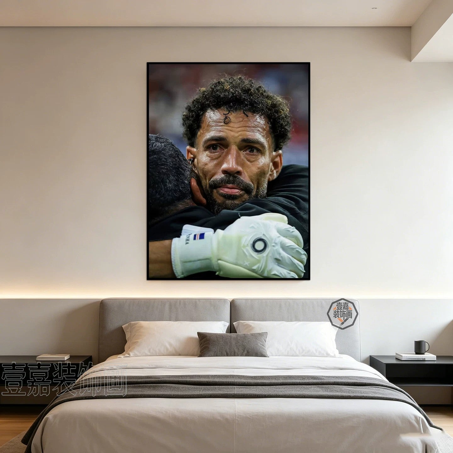 Cape Verde goalkeeper Wocinia poster hanging