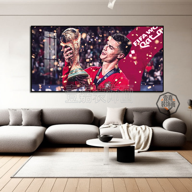Cristiano Ronaldo Decorative Painting Star Football Hanging Painting