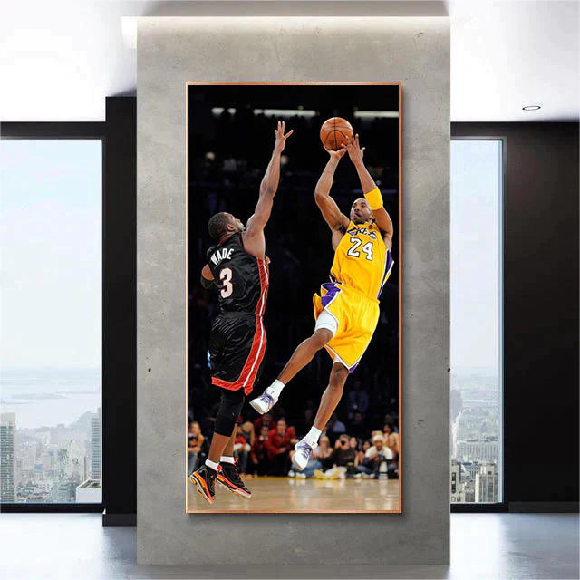 Kobe Bryant 🐍 Black Mamba Wall Art – Iconic Moments Tribute Poster | 81 PTS, Dunks & Game-Winning Shots