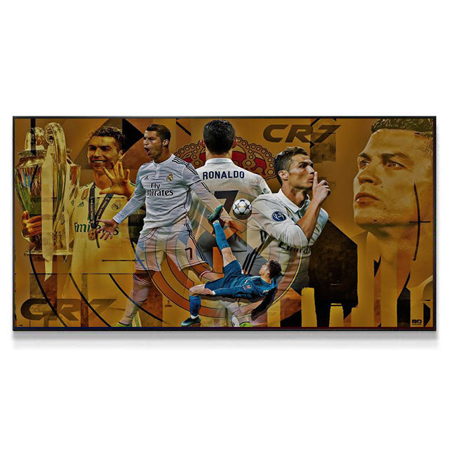 CR7 Football Wall Art Poster GOAT Legend Sports Decor