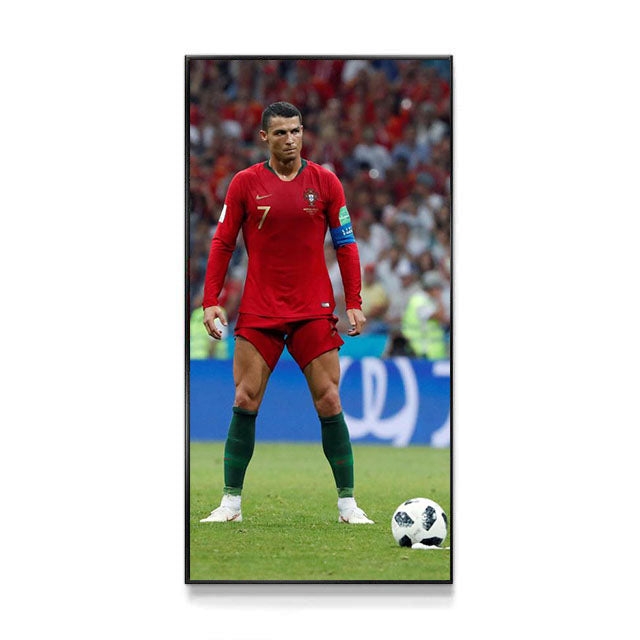 Cristiano Ronaldo Portugal National Team Football Wall Art Poster Sports Decor for Entryway Living Room Bedroom and Sports Shop