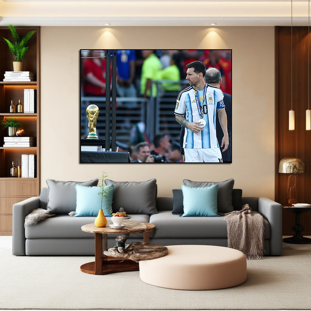 Messi poster Argentina World Cup decoration painting