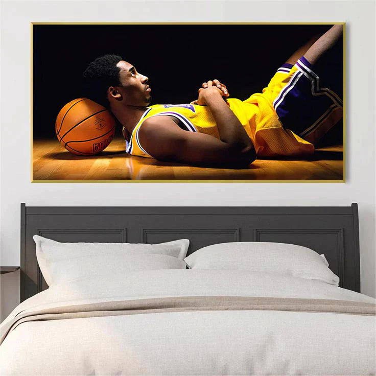Kobe Bryant 🐍 No.24 Championship Tribute Poster – Iconic Celebration Moment Wall Art
