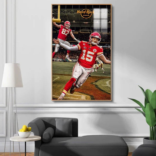 Patrick Mahomes II - Vertical 1:2 WallArt