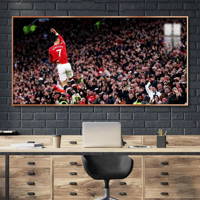 CR7 Football Wall Art Poster GOAT Legend Sports Decor