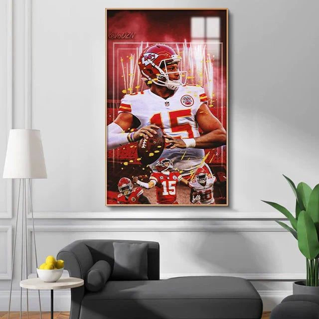 Patrick Mahomes II - Vertical 1:2 WallArt