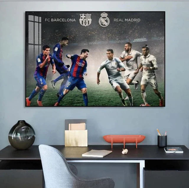 MSN VS BBC - Horizontal 3:2 WallArt
