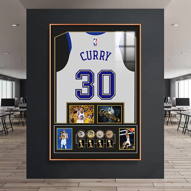 Stephen Curry's Jersey Vertical 2:3 WallArt (Graphic Jersey)