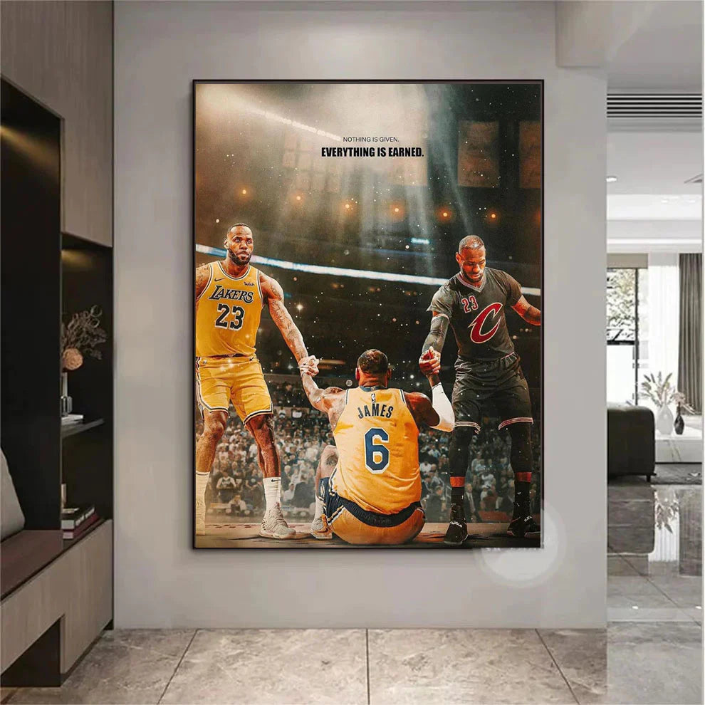 LeBron James 👑 Vertical 2:3 WallArt