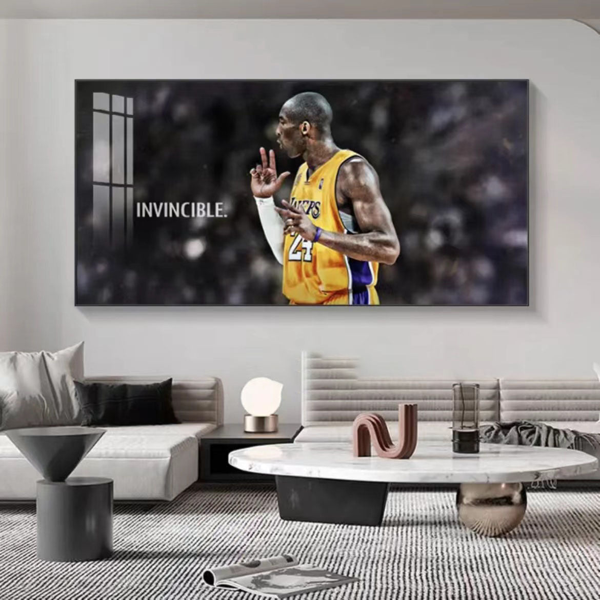 Kobe Bryant 🐍 No.24 Championship Tribute Poster – Iconic Celebration Moment Wall Art