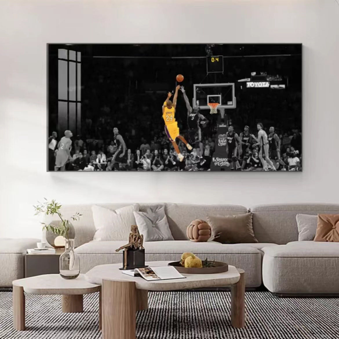 Kobe Bryant 🐍 No.24 Championship Tribute Poster – Iconic Celebration Moment Wall Art