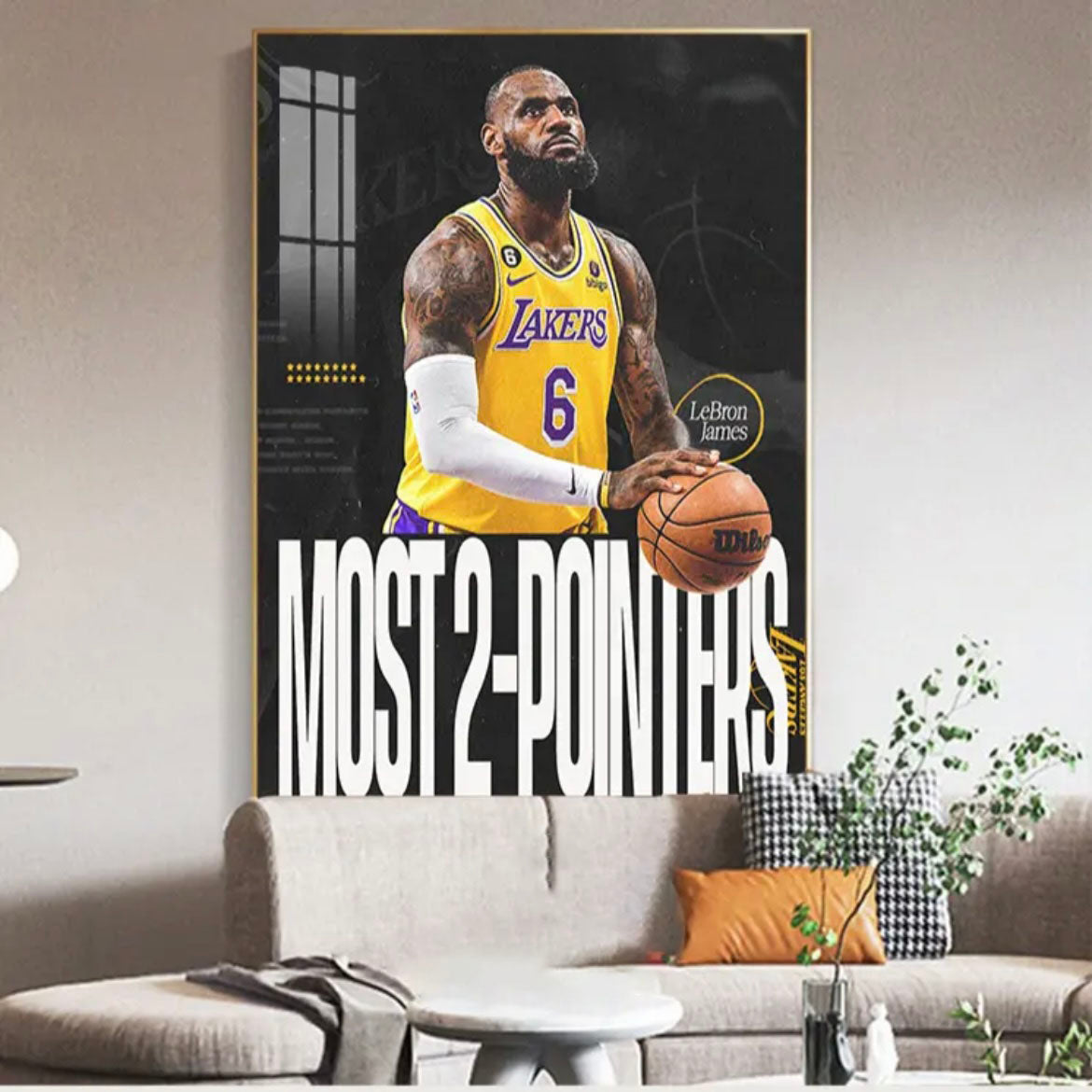 LeBron James 👑 Vertical 2:3 WallArt