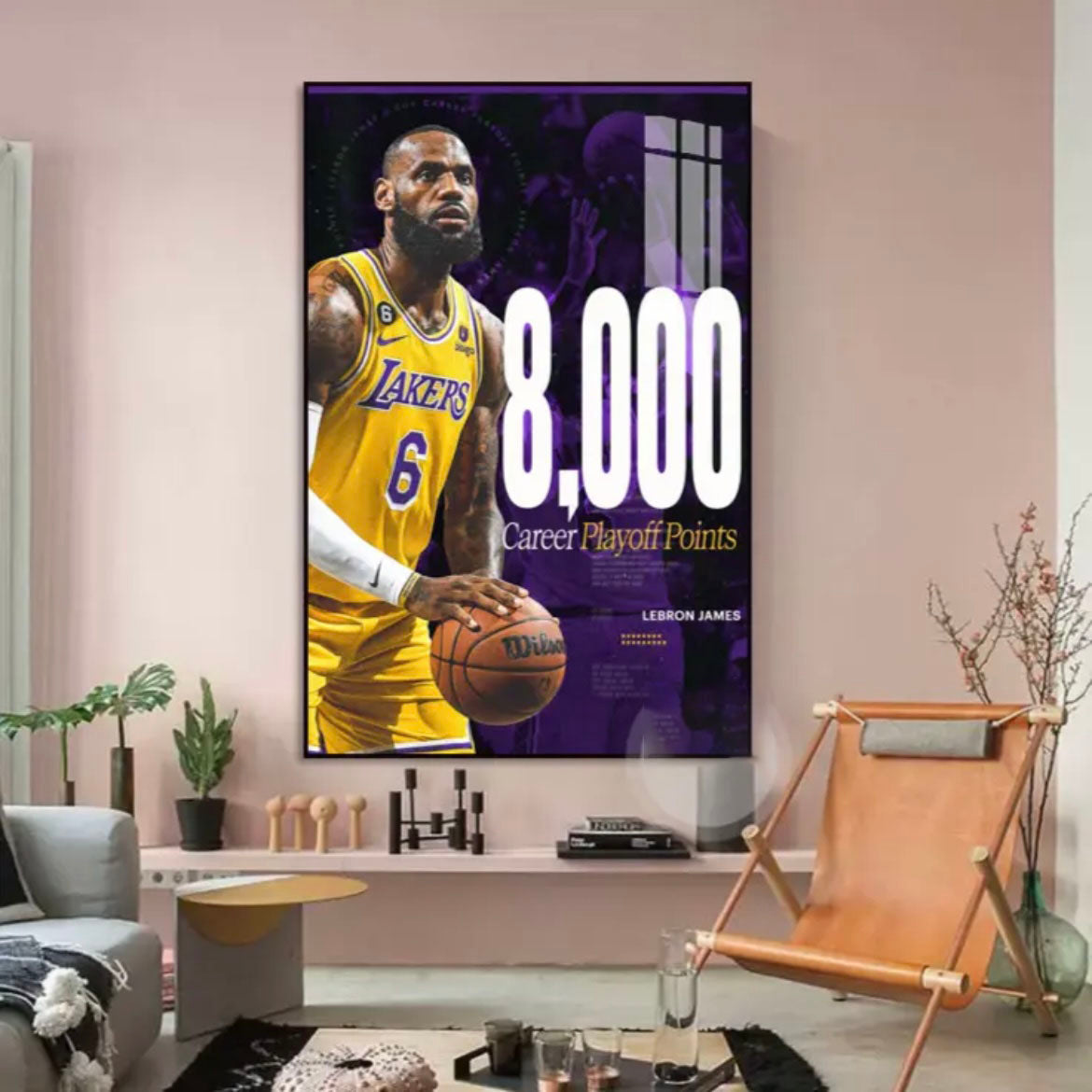 LeBron James 👑 Vertical 2:3 WallArt