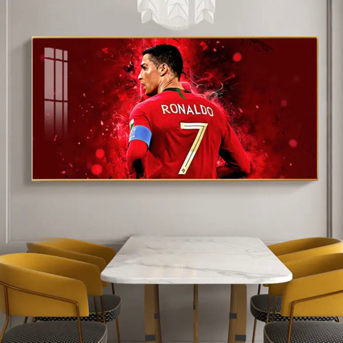 CR7 Football Wall Art Poster GOAT Legend Sports Decor