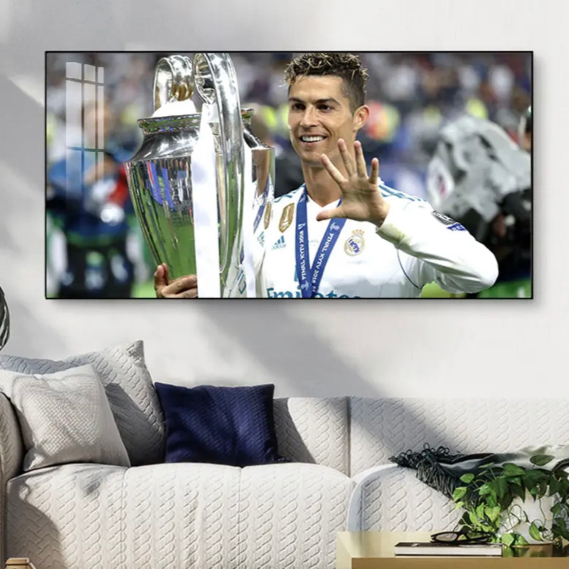 CR7 Football Wall Art Poster GOAT Legend Sports Decor