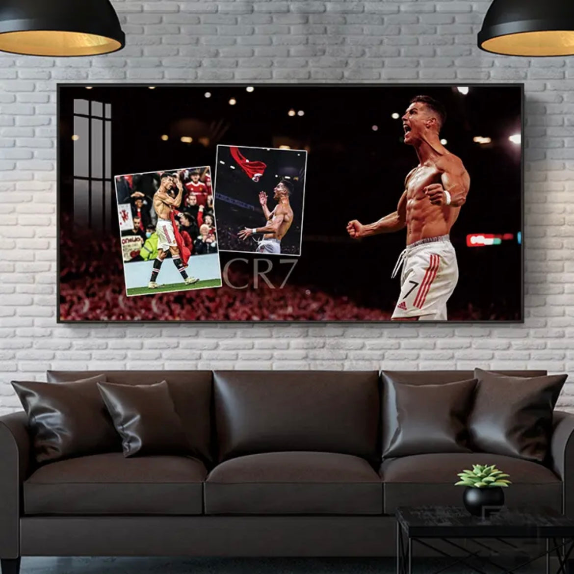 CR7 Football Wall Art Poster GOAT Legend Sports Decor