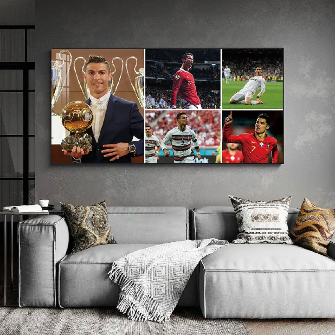 CR7 Football Wall Art Poster GOAT Legend Sports Decor