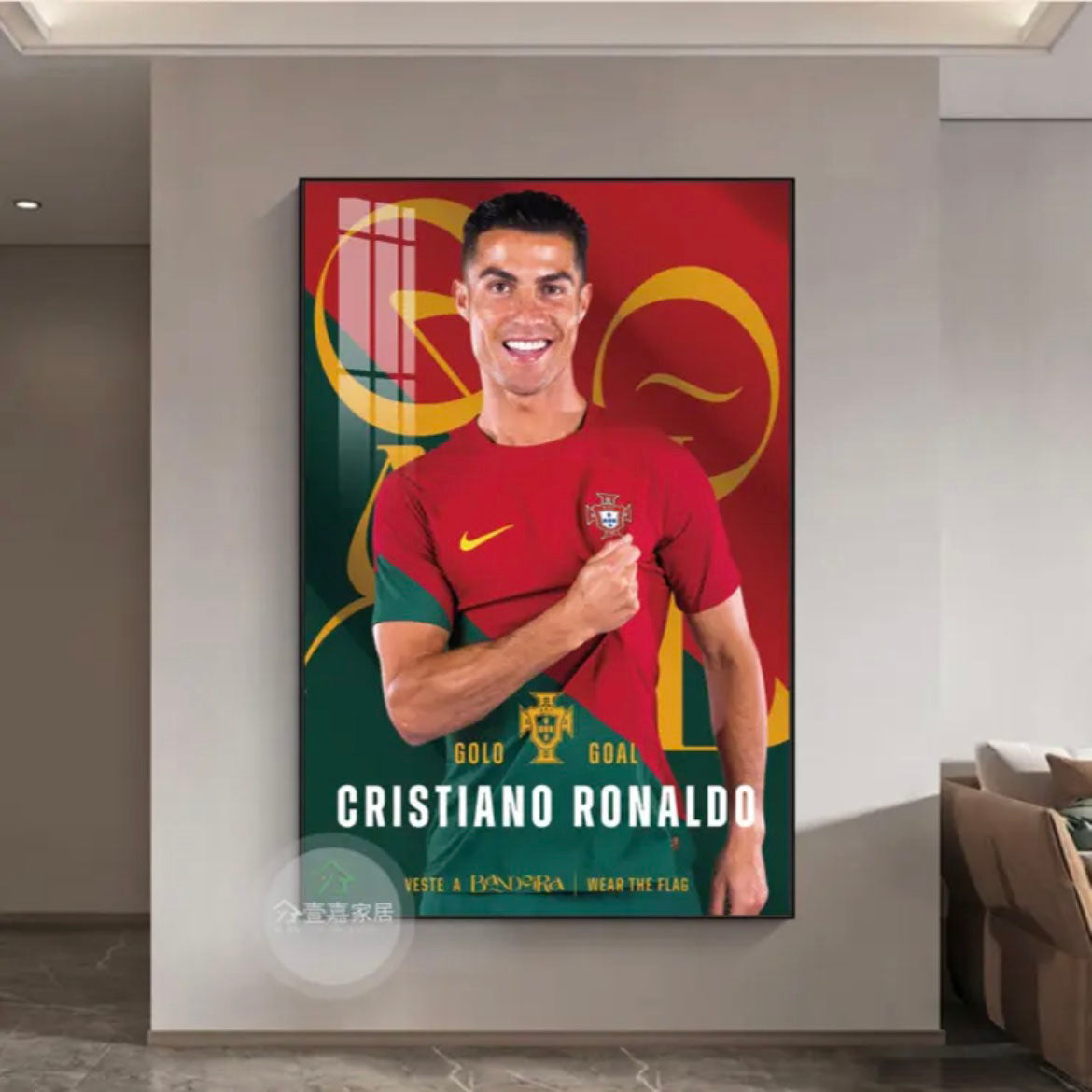 Cristiano Ronaldo CR7 Football Memories Wall Art Poster GOAT Tribute Legendary Career Fan Decor