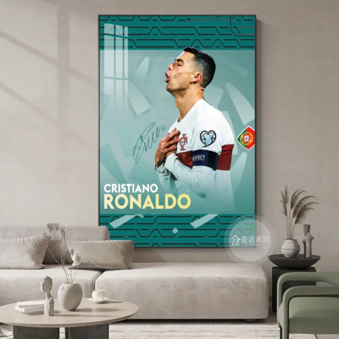 Cristiano Ronaldo CR7 Football Memories Wall Art Poster GOAT Tribute Legendary Career Fan Decor