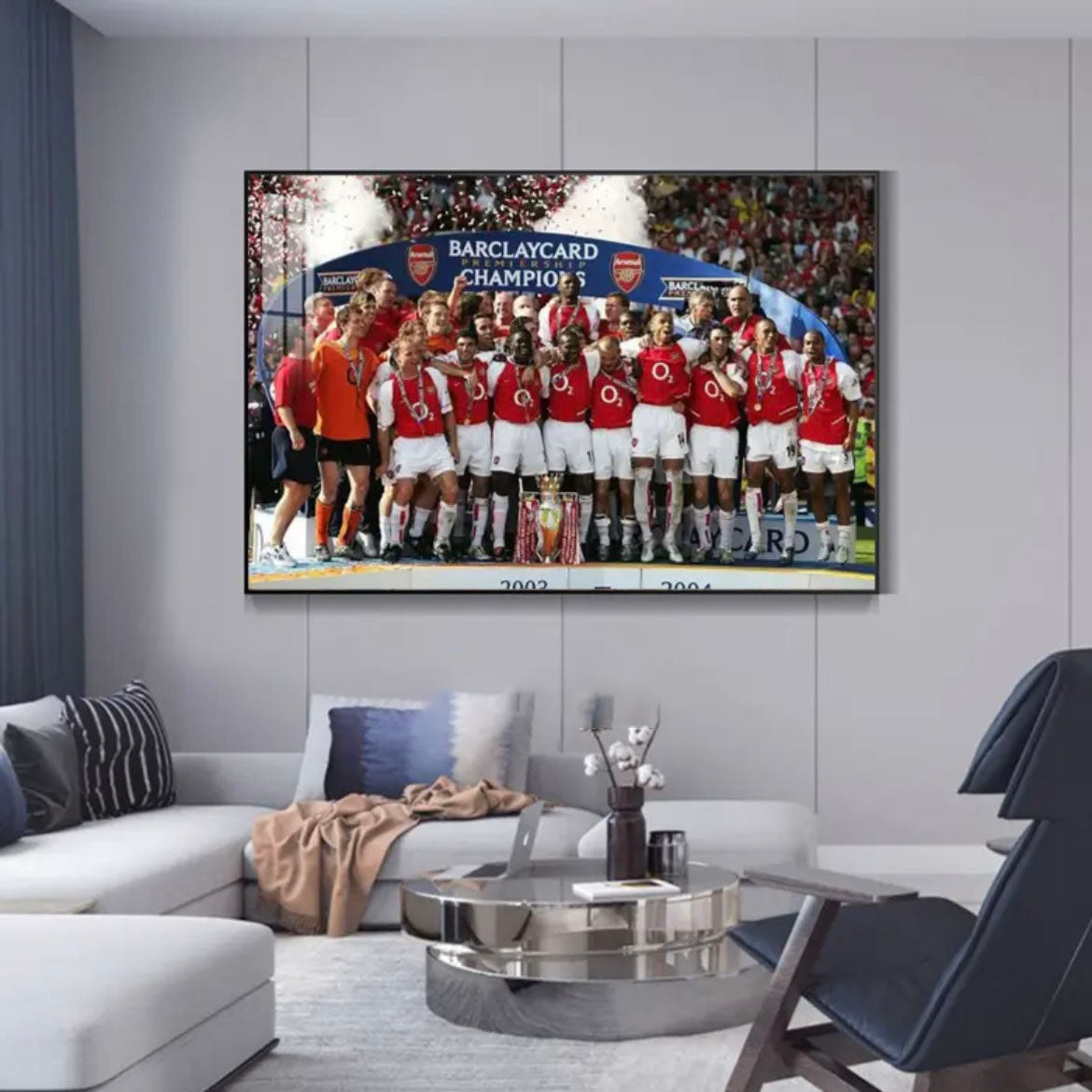 UEFA WALL ART - Crystal Porcelain Painting - Aluminum Frame