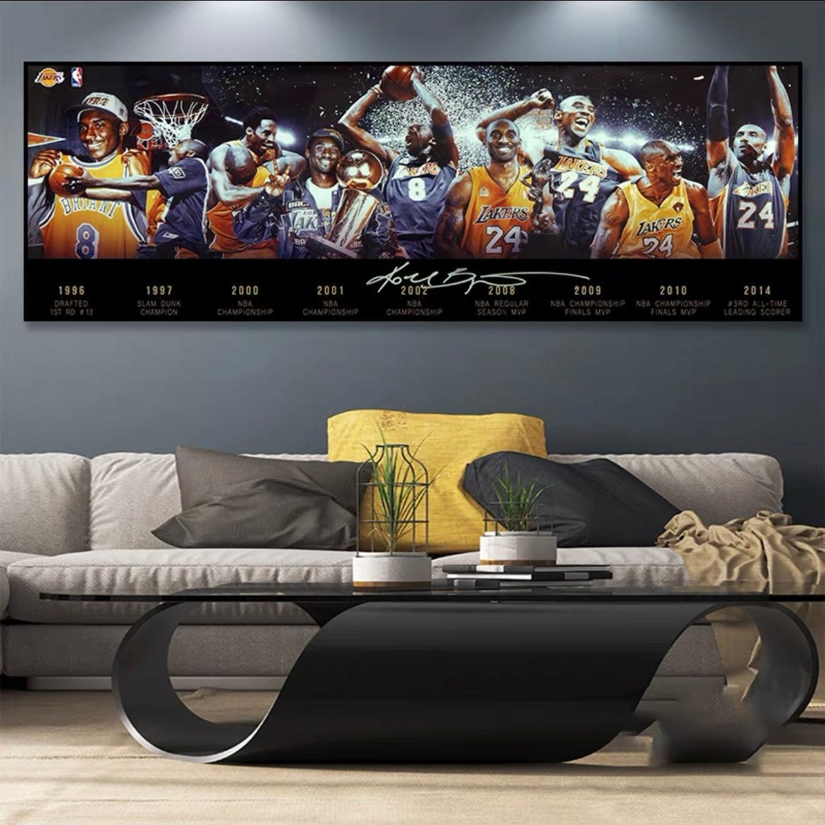 Kobe Bryant 🐍 Horizontal 3:1 WallArt