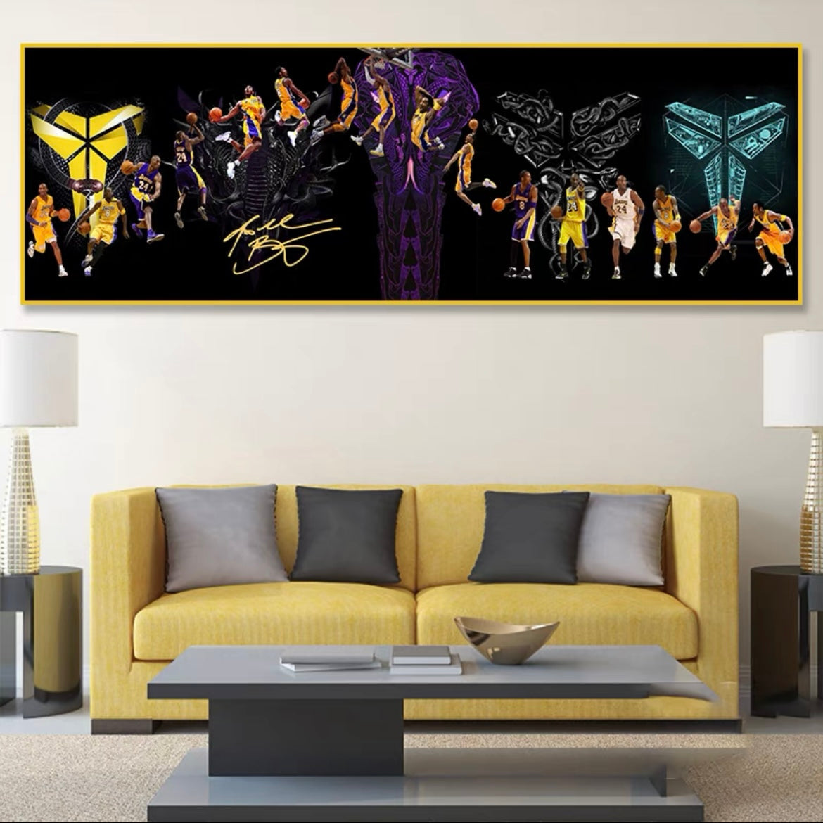Kobe Bryant 🐍 Horizontal 3:1 WallArt