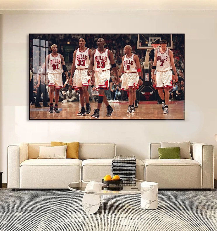 Michael Jordan × Kobe Bryant Wall Art – Basketball Legends Tribute Poster | Iconic Moments Collection