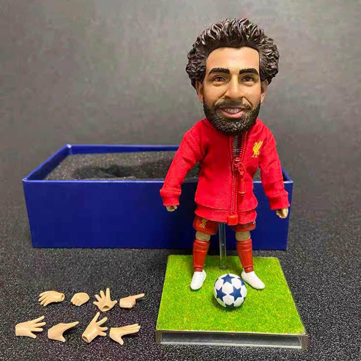 Football Star Action Figures - CR7, Messi, Neymar, Mbappé - 12-15cm Altura - Mini Bonecas de Futebol