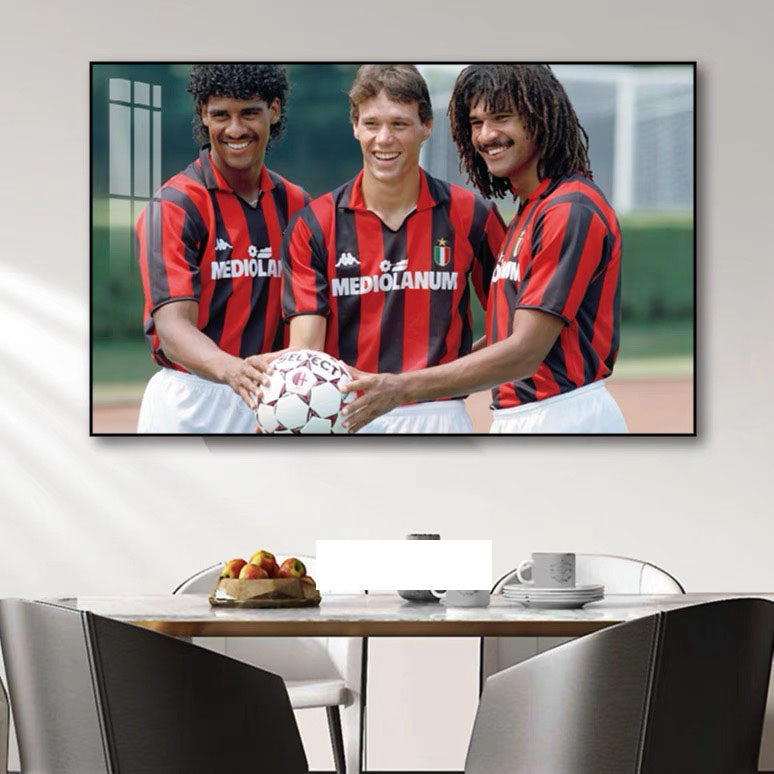 Real Madrid's BBC & Barcelona's MSN: Legendary Football Tridents - Horizontal 3:2 WallArt