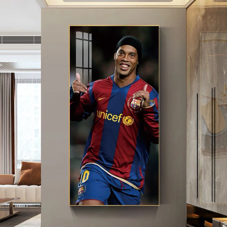 Ronaldinho [Lionel Messi] - Vertical 1:2 WallArt
