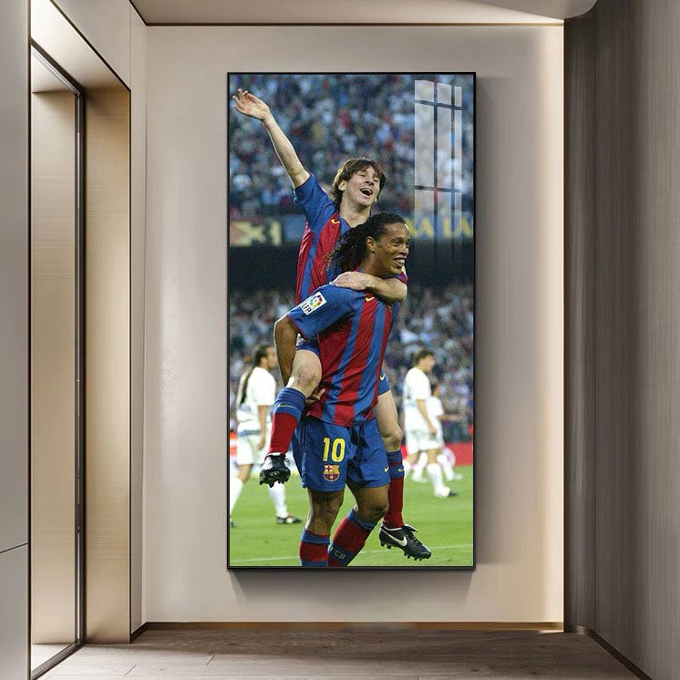 Ronaldinho [Lionel Messi] - Vertical 1:2 WallArt