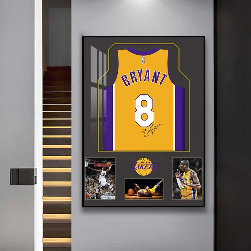 Kobe Bryant 🐍 Graphic Jersey Wall Art – Basketball Tribute Poster for Home Decor