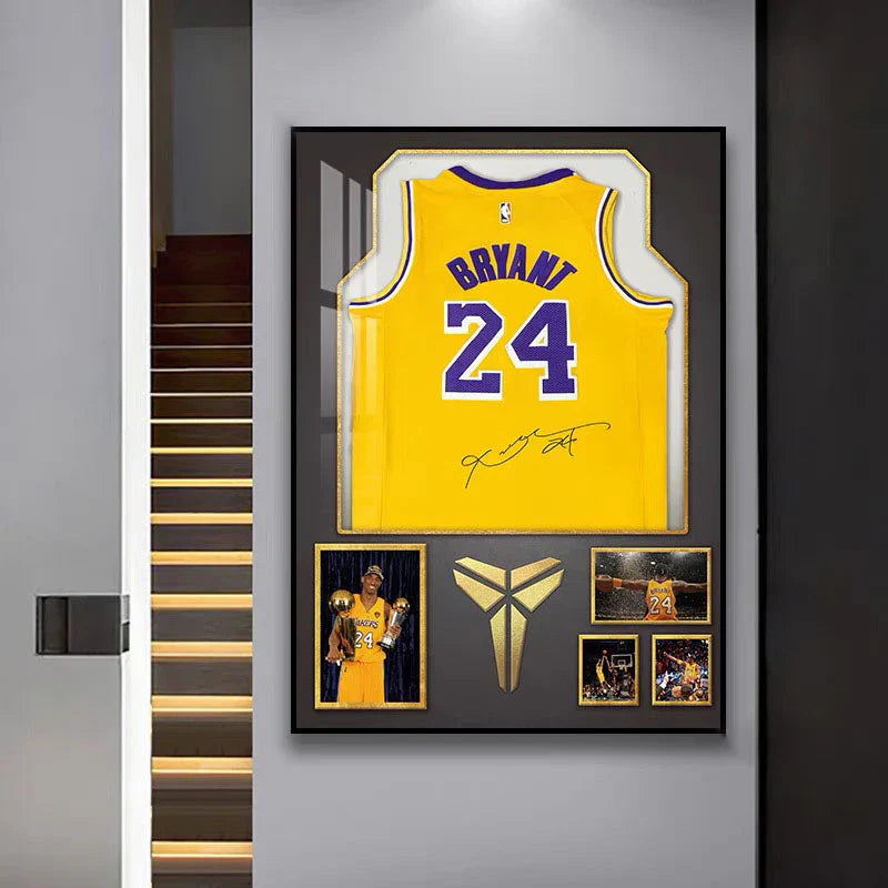 Kobe Bryant 🐍 Graphic Jersey Wall Art – Basketball Tribute Poster for Home Decor