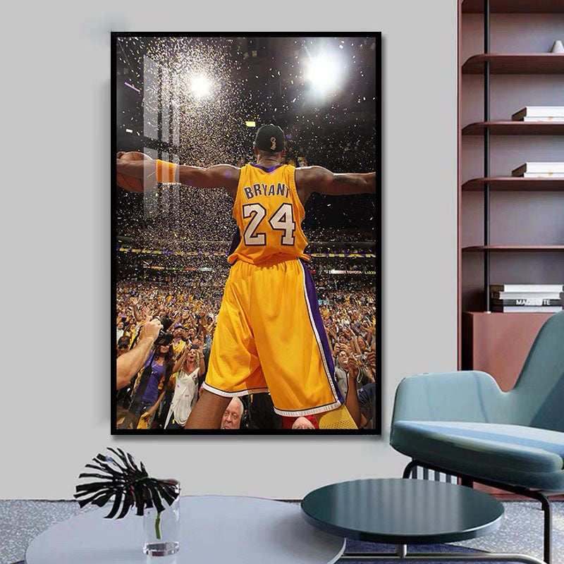 Kobe Bryant No.24 🐍 Championship Wall Art | Basketball Legend Decor