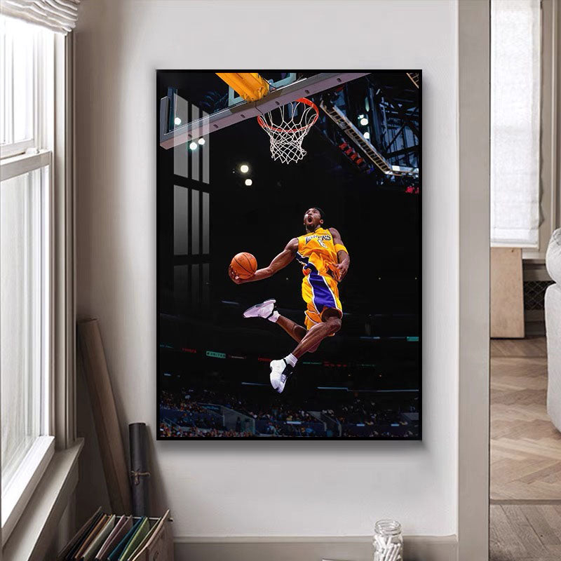 Kobe Bryant 🐍 Black Mamba Wall Art – MVP Basketball Poster for Living Room & Bedroom Decor